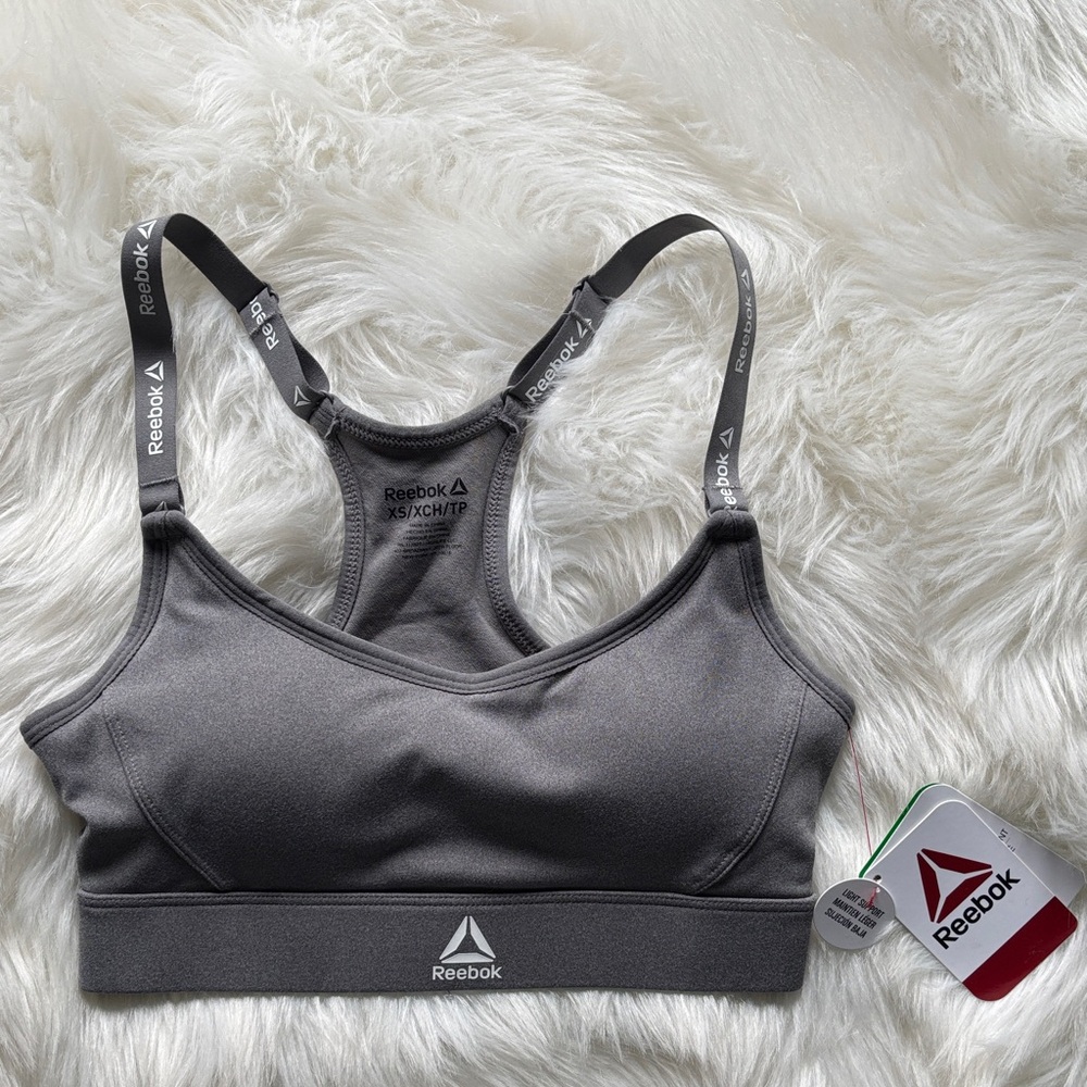 REEBOK CORE SPORTS BRA REMOVABLE PADDING